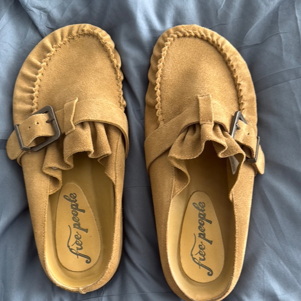 Free People women’s After Riding mules. Tan